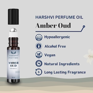 Amber Oud-parfumolie: uniseks warme houtachtige geur