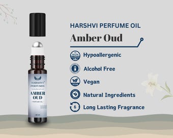 Aceite de perfume Amber Oud: fragancia amaderada cálida unisex