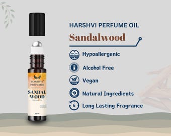 Sandalwood Perfume Oil: South Indian, Woody, Spicy, Unisex