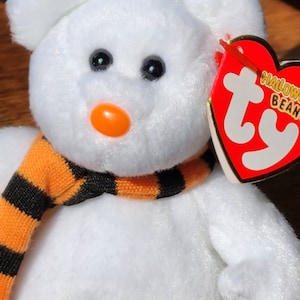 Ty 2004 Quivers The Ghost 5 Mini Halloweenie Beanie Baby Ornament
