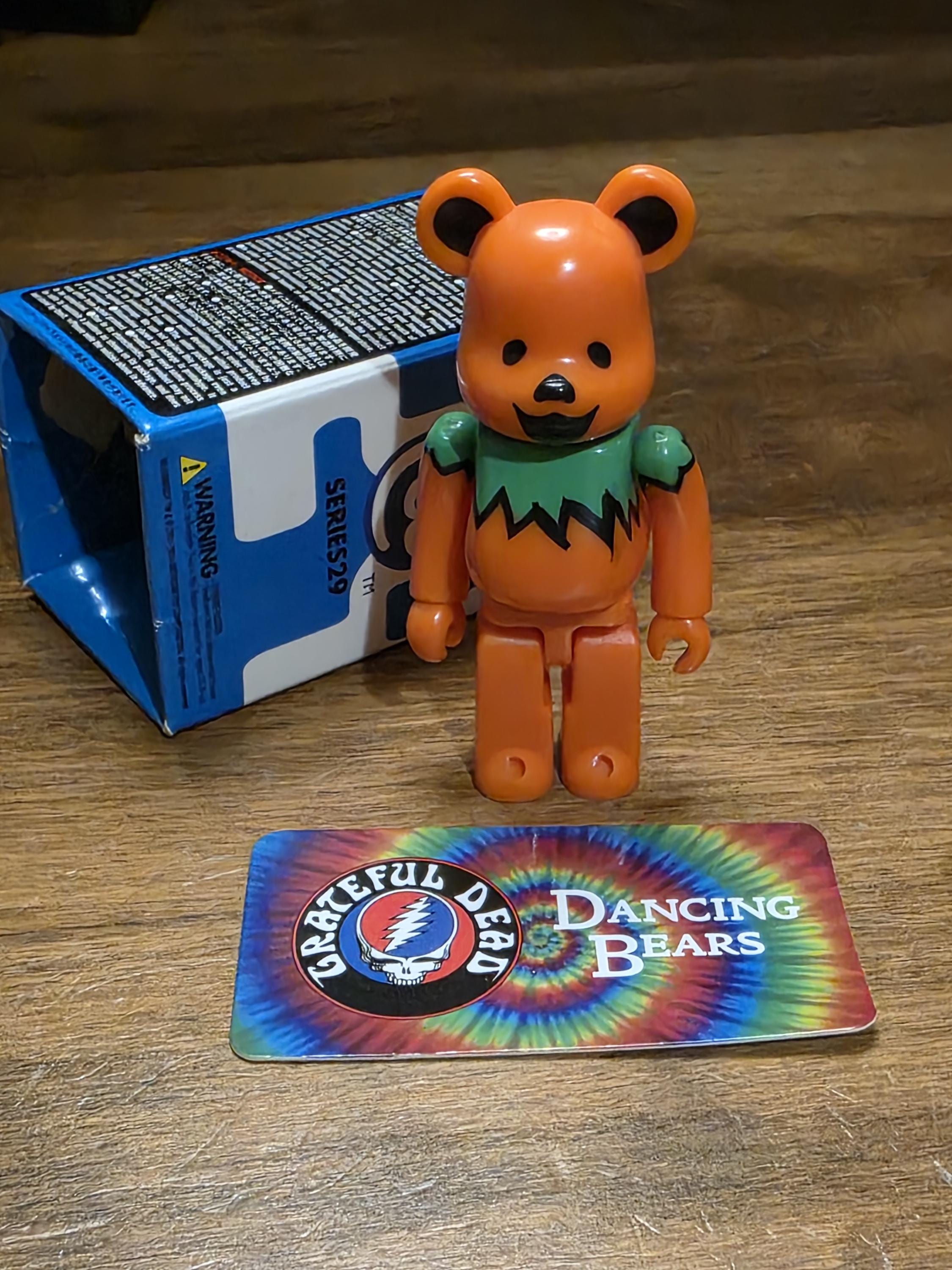 Medicom Bearbrick 100% Series 29 - GRATEFUL DEAD DANCING Bear - Etsy