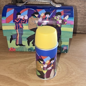 Vintage Beatles Thermos - Etsy