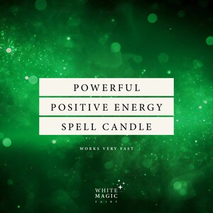 Positive energy | Positive energy Candles | unique spell | Intention candle | good vibes Ritual Candle | Manifest