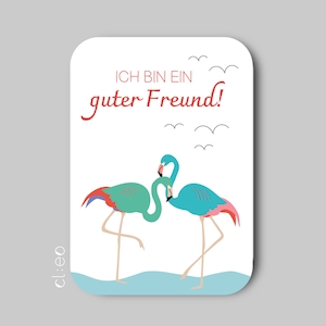 Kleine Affirmationskarte/Mutmachkarte "Ich bin ein guter Freund!" (DIN A7), Glaubenssätze, Ostern, Einschulung, Geburtstag