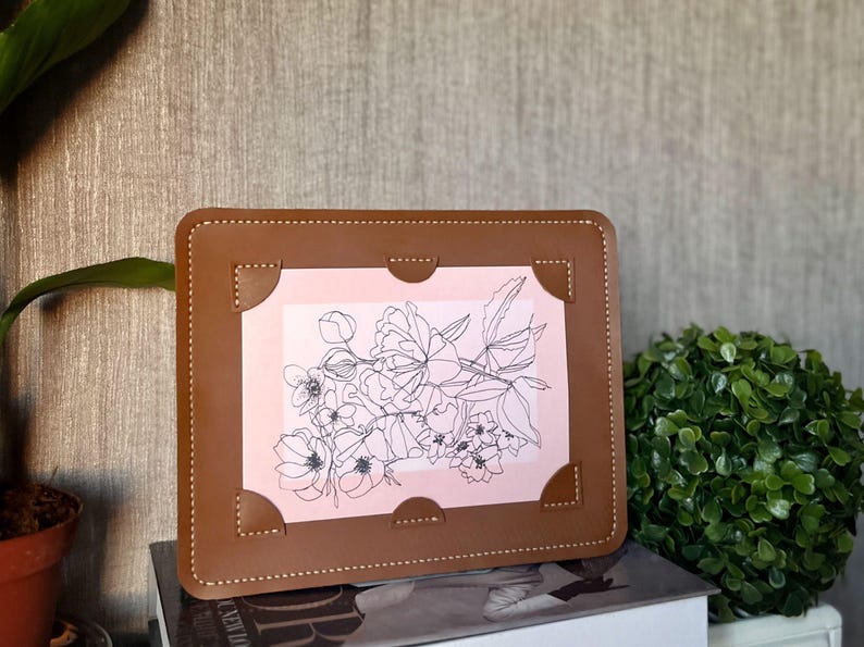 Leather Photo Frame PDF Pattern / Picture Album Template / Leather ...