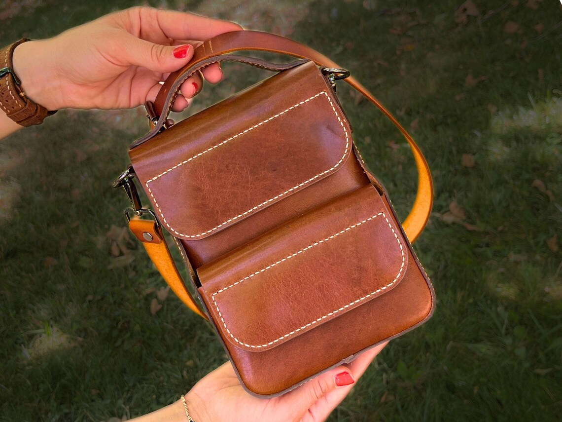Shoulder Bag PDF Pattern Leather Purse Template (digital Download