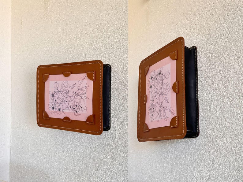 Leather Photo Frame PDF Pattern / Picture Album Template / Leather ...