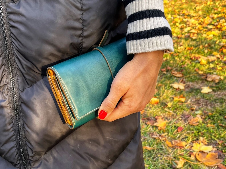 Downloadable Hand Wallet Template / Leather Phone Case/ Leather Clutch ...