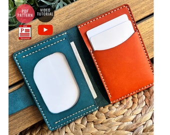 Premium Foldable Wallet PDF Pattern Template - Stylish DIY Instructions for Crafting Your Perfect Wallet