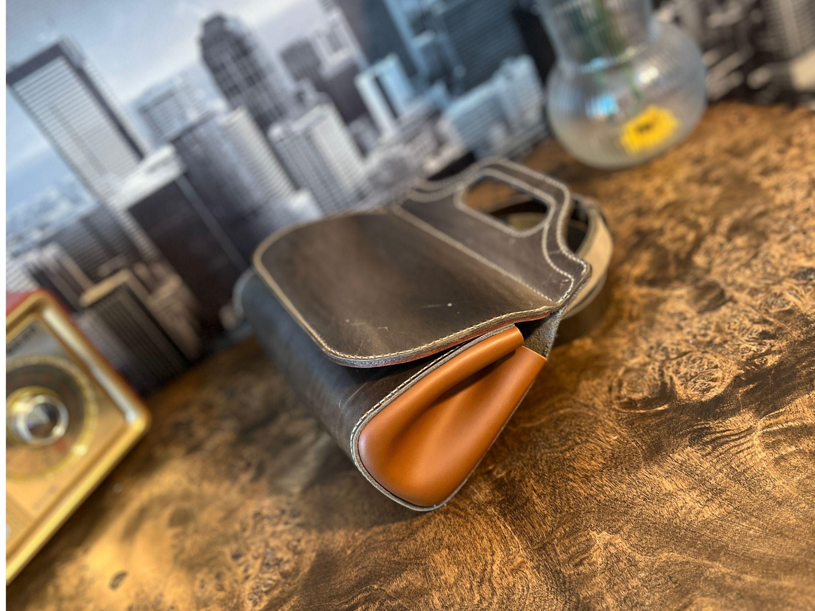 Handbag PDF Pattern / Crossbody Leather Bag / Shoulder Bag Template ...