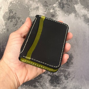 Cardholder with Zipper  Pattern /Compact Wallet PDF Template / Leather DIY / PDF Download / Video Tutorial