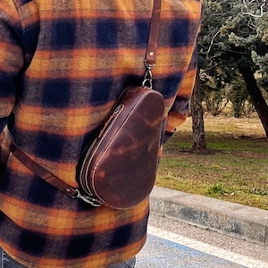 Herunterladbares Ledertaschenmuster / Crossbody Geldbörse PDF / Crossbody Geldbörse / Crossbody Geldbörse / Tutorial Video