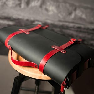 No Stitch Briefcase Pattern / 15,3x10" Leather Travel Laptop Bag PDF / No Sew Messenger PDF Pattern / Crossbody Bag Template