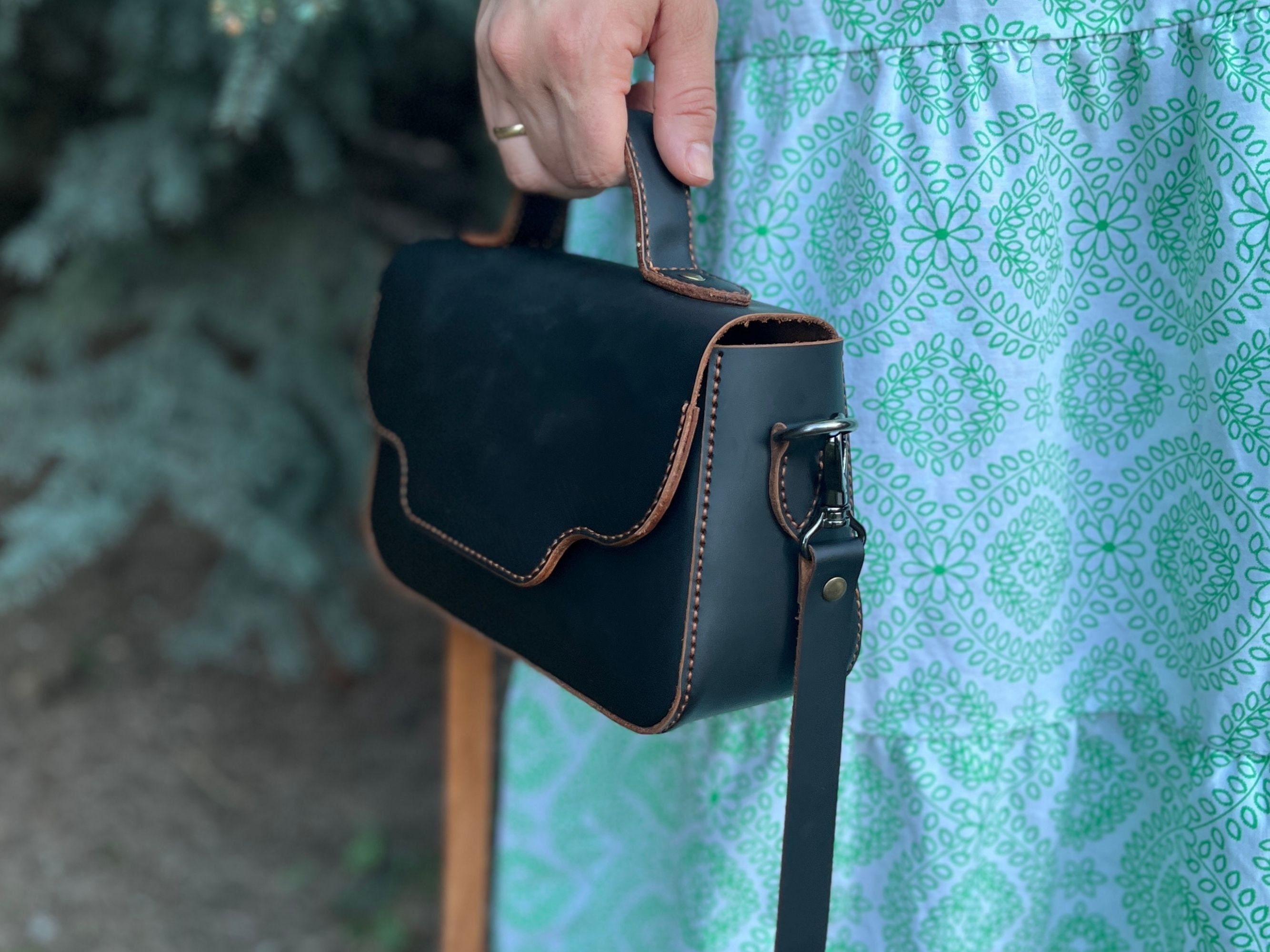 PDF Pattern Crossbody Bag Pattern / Leather Hand Bag Template ...