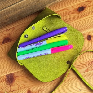 NO Sew Glasses & Pencil Case / Stitchless Sunglasses Cover  PDF Template / Leather Pattern DIY / Leather Pattern / Video Tutorial