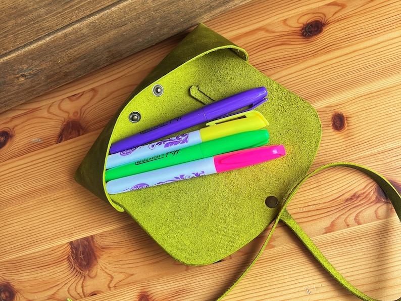 NO Sew Glasses & Pencil Case / Stitchless Sunglasses Cover  PDF Template / Leather Pattern DIY / Leather Pattern / Video Tutorial