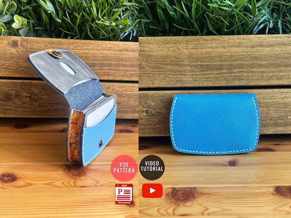 PDF Pattern Compact Wallet with Snap / Cardholder with 16 cards Capacity / PDF Download / Video Tutorial
