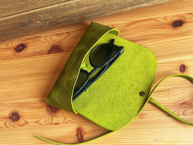 NO Sew Glasses & Pencil Case / Stitchless Sunglasses Cover  PDF Template / Leather Pattern DIY / Leather Pattern / Video Tutorial