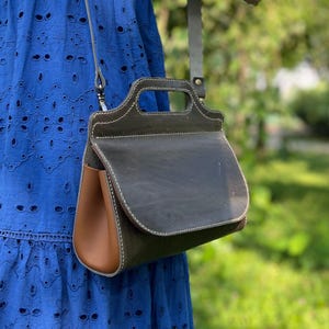 Handbag PDF Pattern / Crossbody Leather Bag / Shoulder Bag Template ...