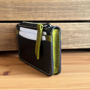 Cardholder with Zipper  Pattern /Compact Wallet PDF Template / Leather DIY / PDF Download / Video Tutorial