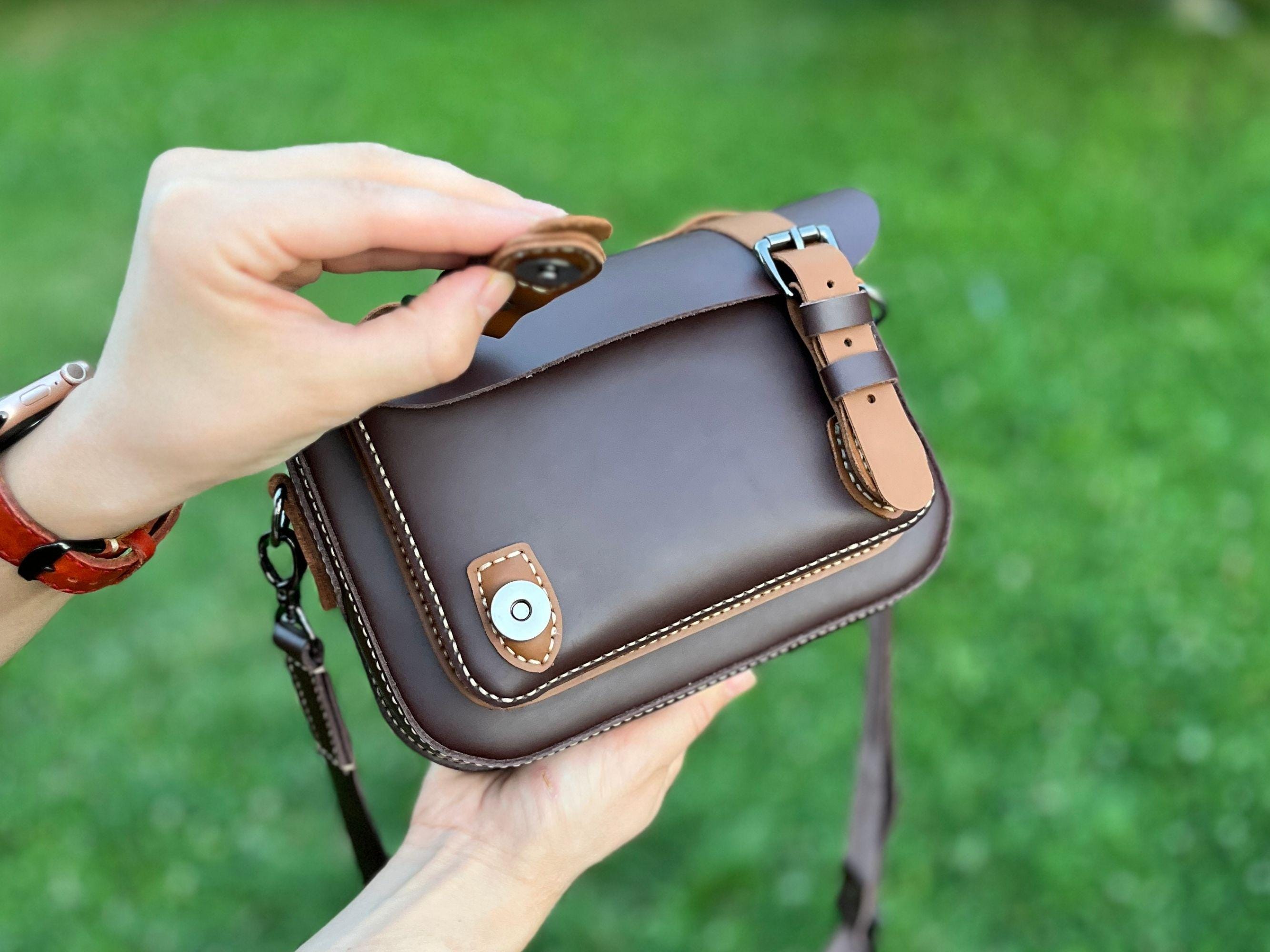 Messenger Bag PDF Pattern / DIY Leather Bag / Crossbody Bag Template ...