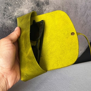 NO Sew Glasses & Pencil Case / Stitchless Sunglasses Cover  PDF Template / Leather Pattern DIY / Leather Pattern / Video Tutorial