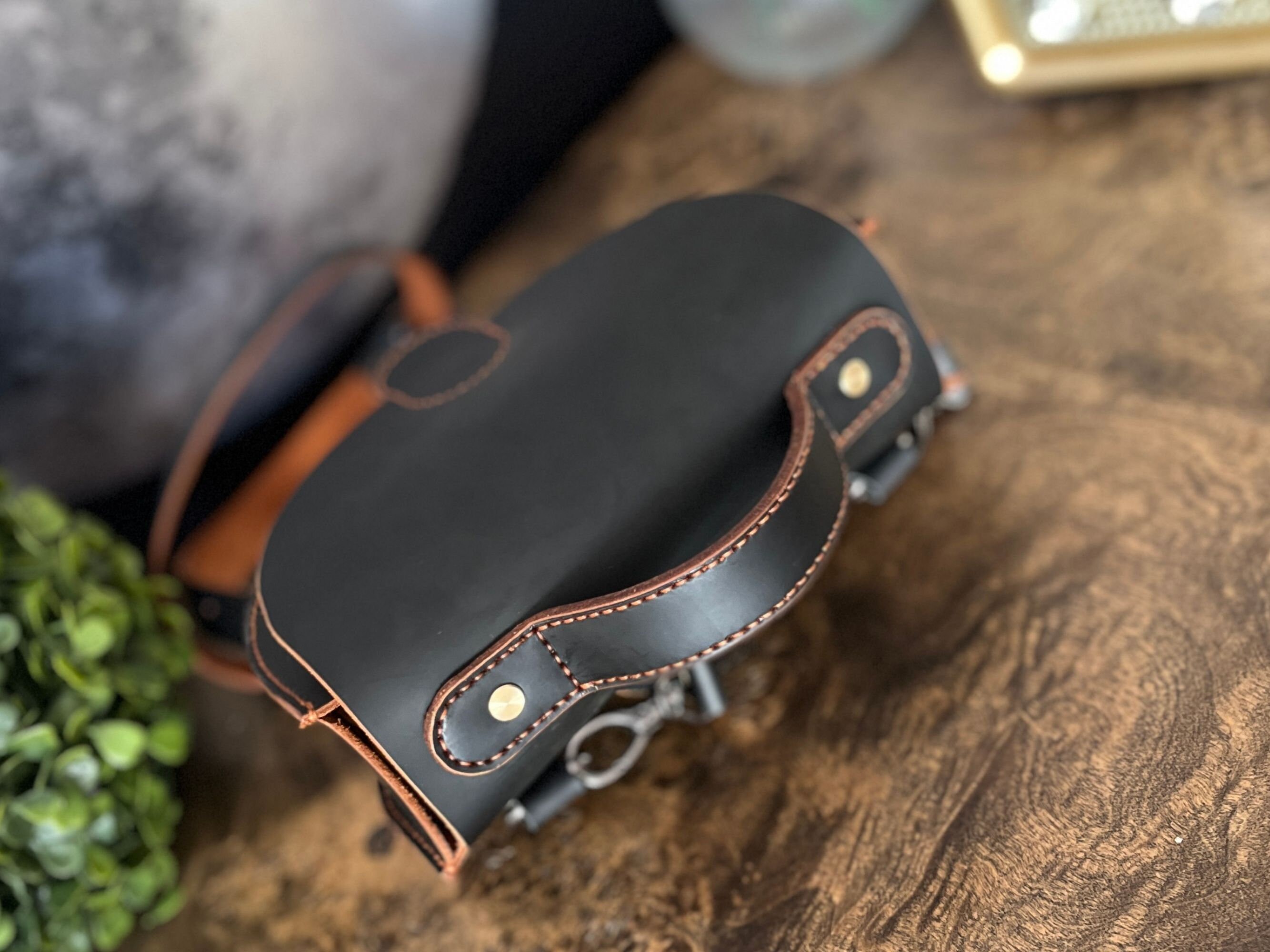 PDF Pattern Half Circular Handbag Pattern / Leather Hand Bag Template ...