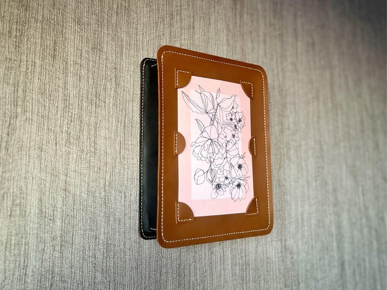 Leather Photo Frame PDF Pattern / Picture Album Template / Leather ...