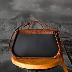 Handbag PDF Pattern / Downloadable Shoulder Bag Pattern / Leather Crossbody PDF Template / Video Tutorial