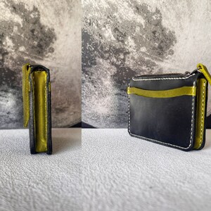 Cardholder with Zipper  Pattern /Compact Wallet PDF Template / Leather DIY / PDF Download / Video Tutorial