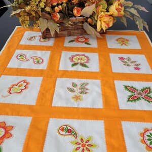 Table Runner Home Runner Decor Runner Decor Table Runner Dining Decor Orange Colour Runner Runner Decorative Runner Bedroom Runner