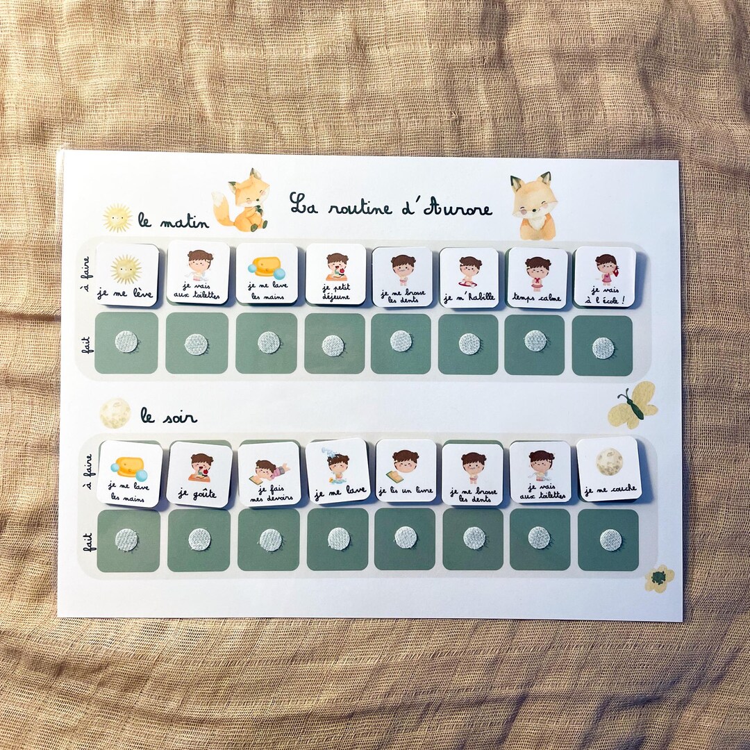 Montessori Daily Routine Morning and Evening Routine for Children ...