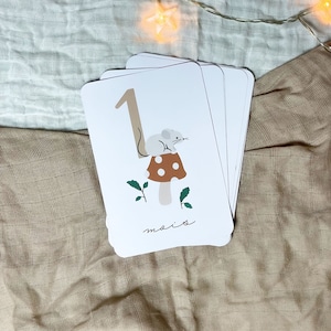 Pregnancy milestone cards - 9 months with baby - Pregnancy month - pregnancy