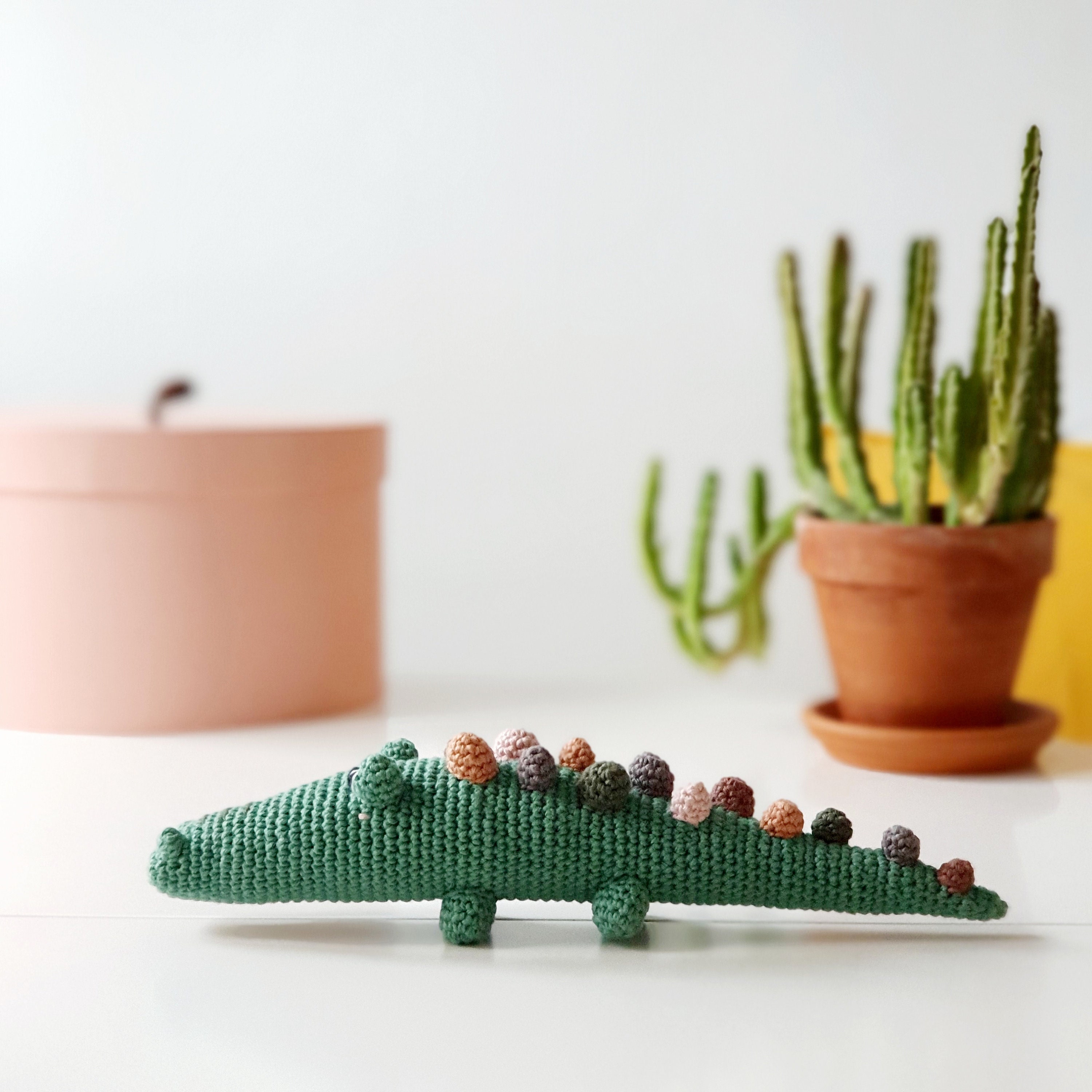 Padrão de crochê de crocodilo em PDF