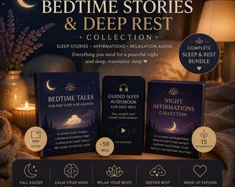 Bedtime Stories & Deep Rest Collection – Sleep Stories, Night Affirmations and Relaxation Audio