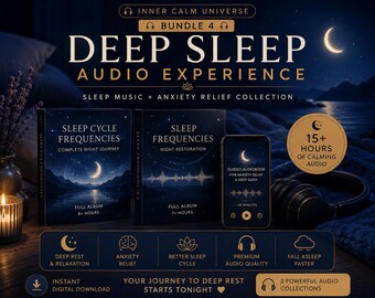 Deep Sleep Audio Experience — Sleep Music, Anxiety Relief & Night Relaxation Bundle