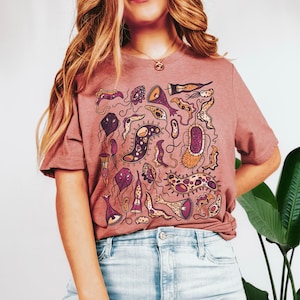 Chemise de microbiologie, T-shirt de technicien de laboratoire en microbiologie, Sciences de laboratoire, Chemises de laboratoire de maladies infectieuses, Cadeau pour professeur de biologie