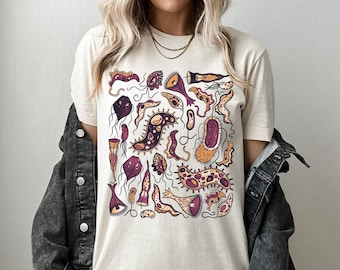 Mikrobiologie Shirt, Mikrobiologie Labortechniker T-Shirt, Lab Science, Infektionskrankheiten Lab Life Shirts, Biologie Lehrer Geschenk