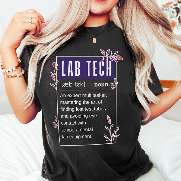 Lab Tech Shirt Etsy