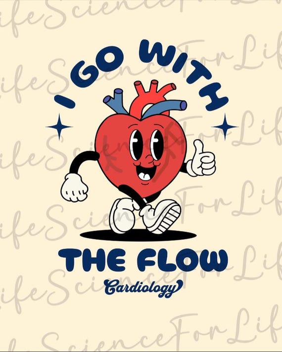 Heart Mascot SVG, Cardiac Nurse Digital File, Cardiology Funny
