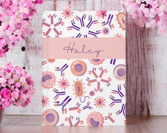 Custom Immunology Notebook, Medical Laboratory Science Gift, Customizable Biochemistry Journal, Personalized Microbiology Biology Graduation
