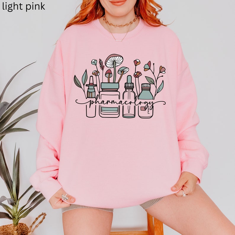 Pharmacist Sweatshirt, Pharmacy Tech Shirt, Pharmacology PhD Graduation Gift, Gift For a New Pharmacist, Pharmacy Gifts For Her image 6
