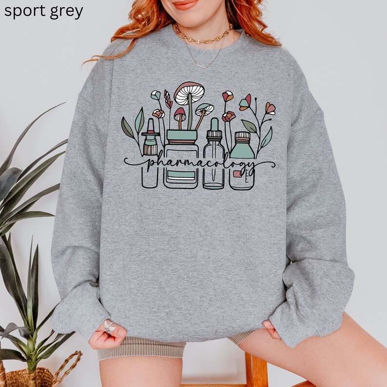Pharmacist Sweatshirt, Pharmacy Tech Shirt, Pharmacology PhD Graduation Gift, Gift For a New Pharmacist, Pharmacy Gifts For Her image 7