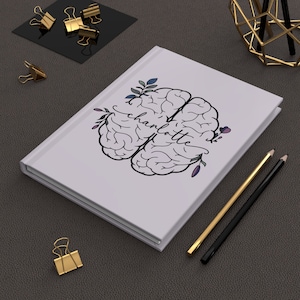 Custom Neuroscience Notebook, Neuro ICU Nurse Gifts, Personalized Neuroscientist PhD Graduation, Neurology Medical Student Brain Doctor Gift