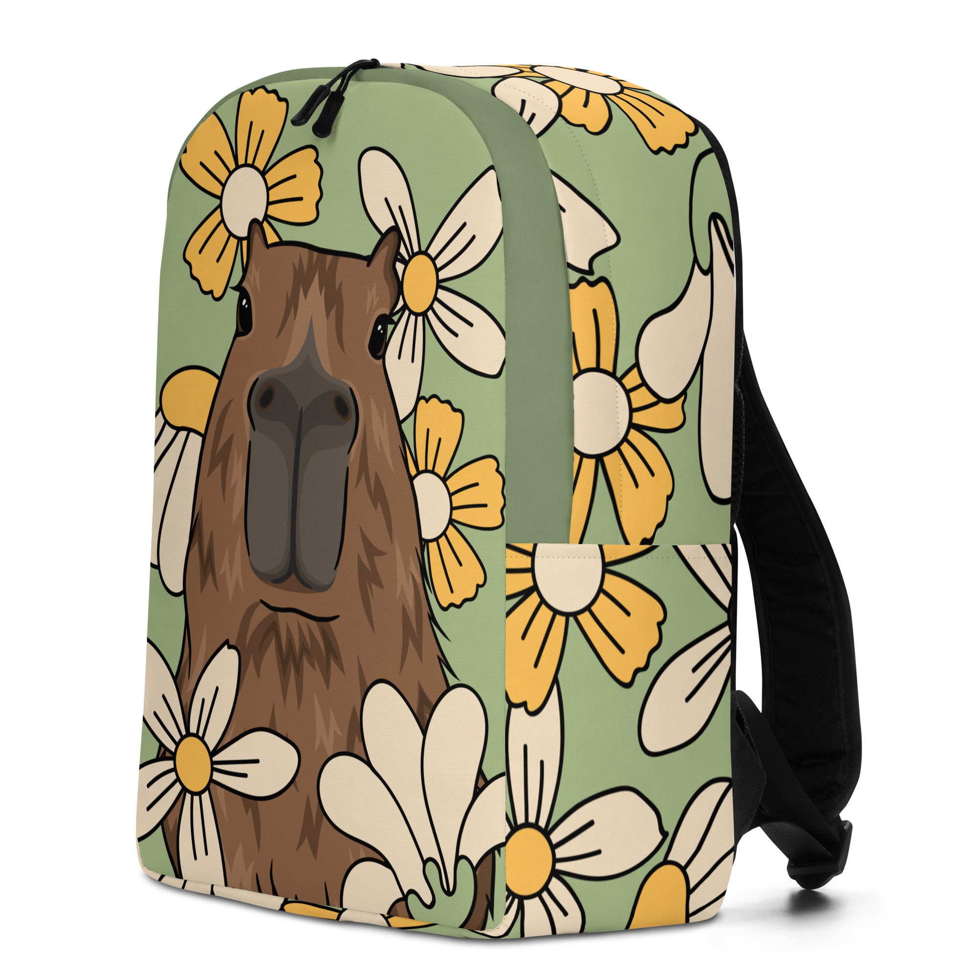 Exotic Carpincho / Capybara Backpack & Shoulder Bag Purse with
