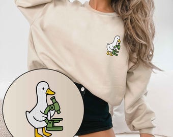 Sudadera bordada de microbiología, camiseta divertida de laboratorio para profesores de ciencias con el logo de Silly Goose, graduación de doctorado, regalos de laboratorio para microbiólogos y microscopios