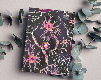 Neuroscience Notebook, Neuro ICU Nurse Gifts, Neuroscientist PhD Graduation Gifts, Neurologist Thank You Gift, Neurology Medical Student