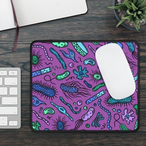 Microbiology Mouse Pad, Microbiology Gifts, Microbio Graduation Gift, Infectious Disease, Microscopic Bacteria Viruses, Clinical Laboratory