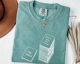 Camiseta divertida para doctorandos, regalo de graduación, humor de doctorado, regalo para doctorandos, tesis doctoral, disertación doctoral.