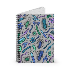 Microbiology Spiral Notebook, Microbiology Gifts, Graduation Gift, New ...